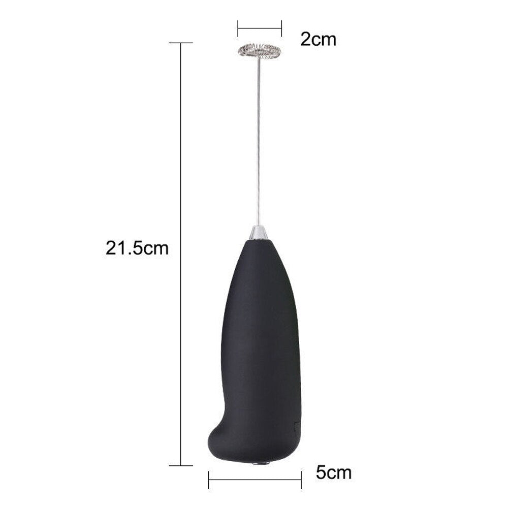 Stainless Steel Automatic Hand Held Electric Mixer Frother Mini Stirrer