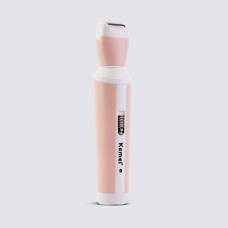 Kemei KM-3024 4-in-1 Rechargeable Women’s Grooming Kit- Professional Hair Removal & Shaver Set