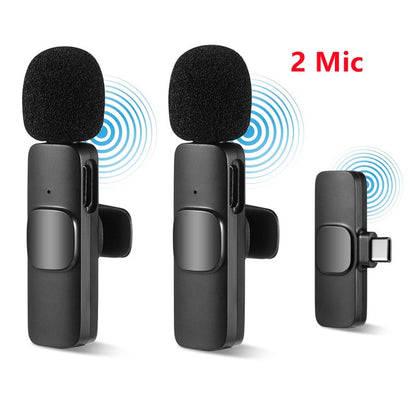 K9 Wireless 2 in 1 Dual Plug And Play Type-C/Lightning Microphone