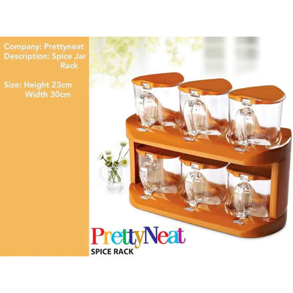 6 Pcs Fashion Style Seasoning Spice Rack Set