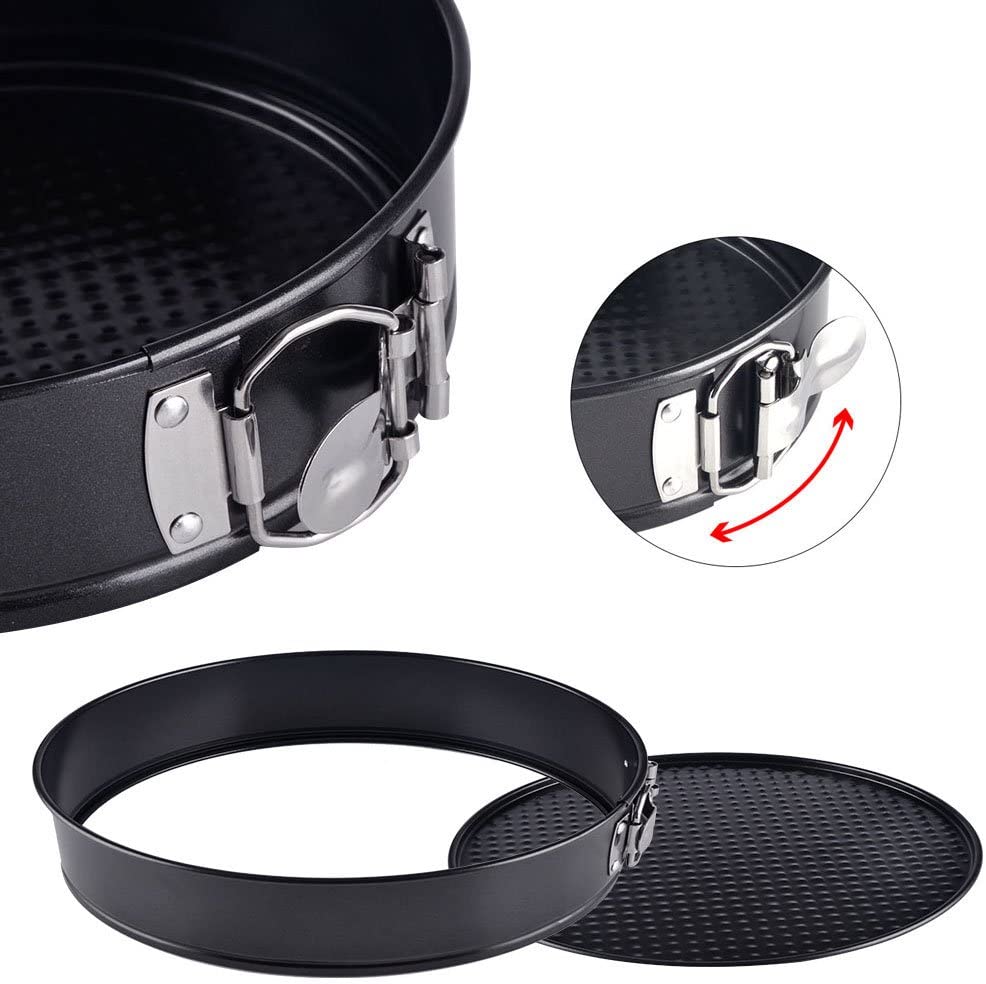 3 Pcs 24cm/26cm/28cm Round Non Stick Spring Form Cake Mold Baking Pan
