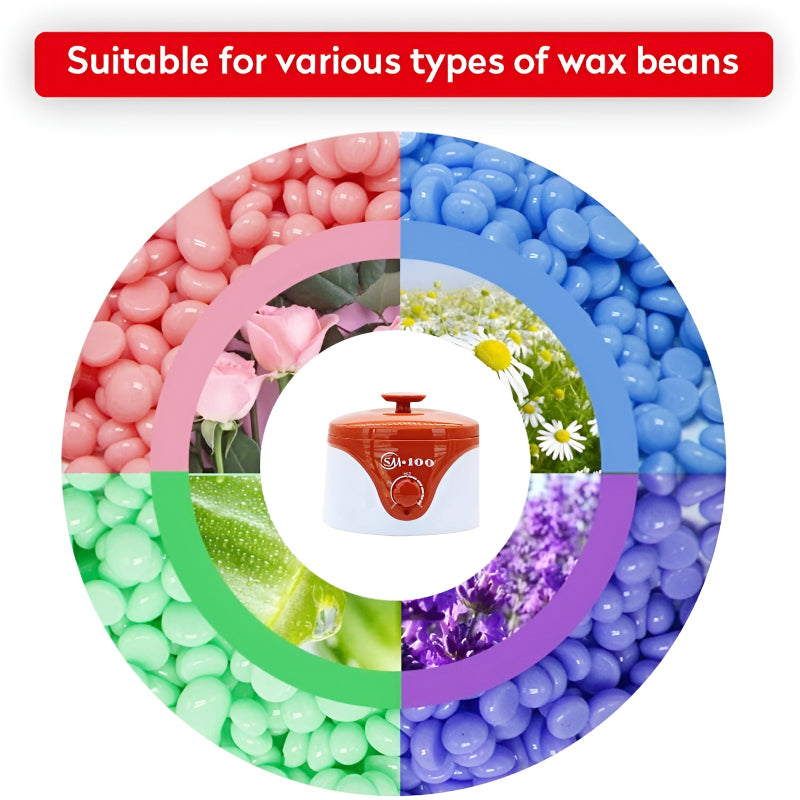 SM.100 Electric Wax Warmer for Hair Removal – Professional Melting Pot for Depilatory and Paraffin Wax