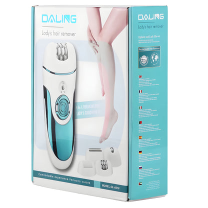 Daling DL-6018 Epilator 4-In-1 Multi-Functional Rechargeable Ladies’ Grooming Kit