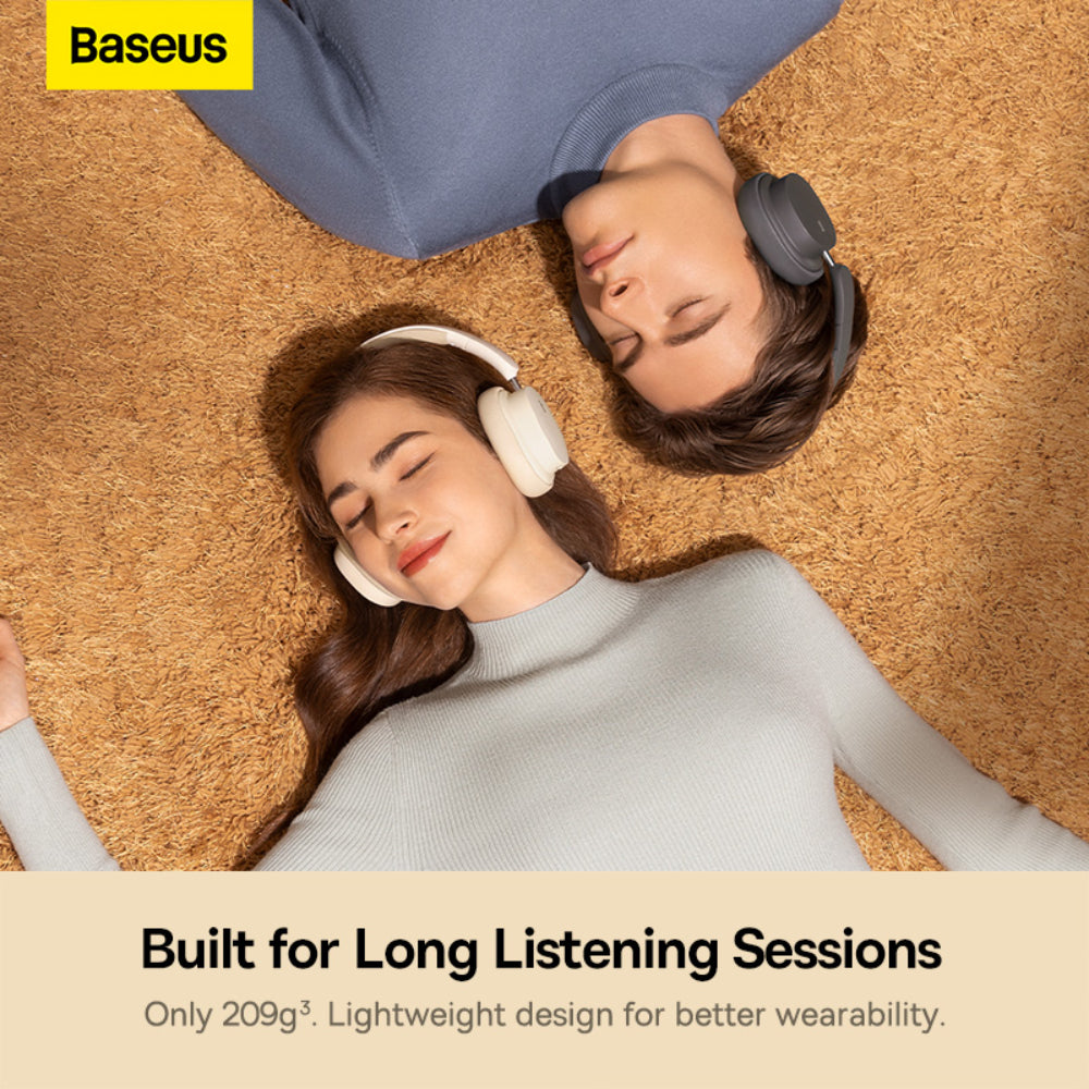 Baseus Bowie D05 Wireless Headphones: Bluetooth 5.3, 70-Hour Playtime, Foldable Design, 40mm Drivers, HiFi Stereo Sound