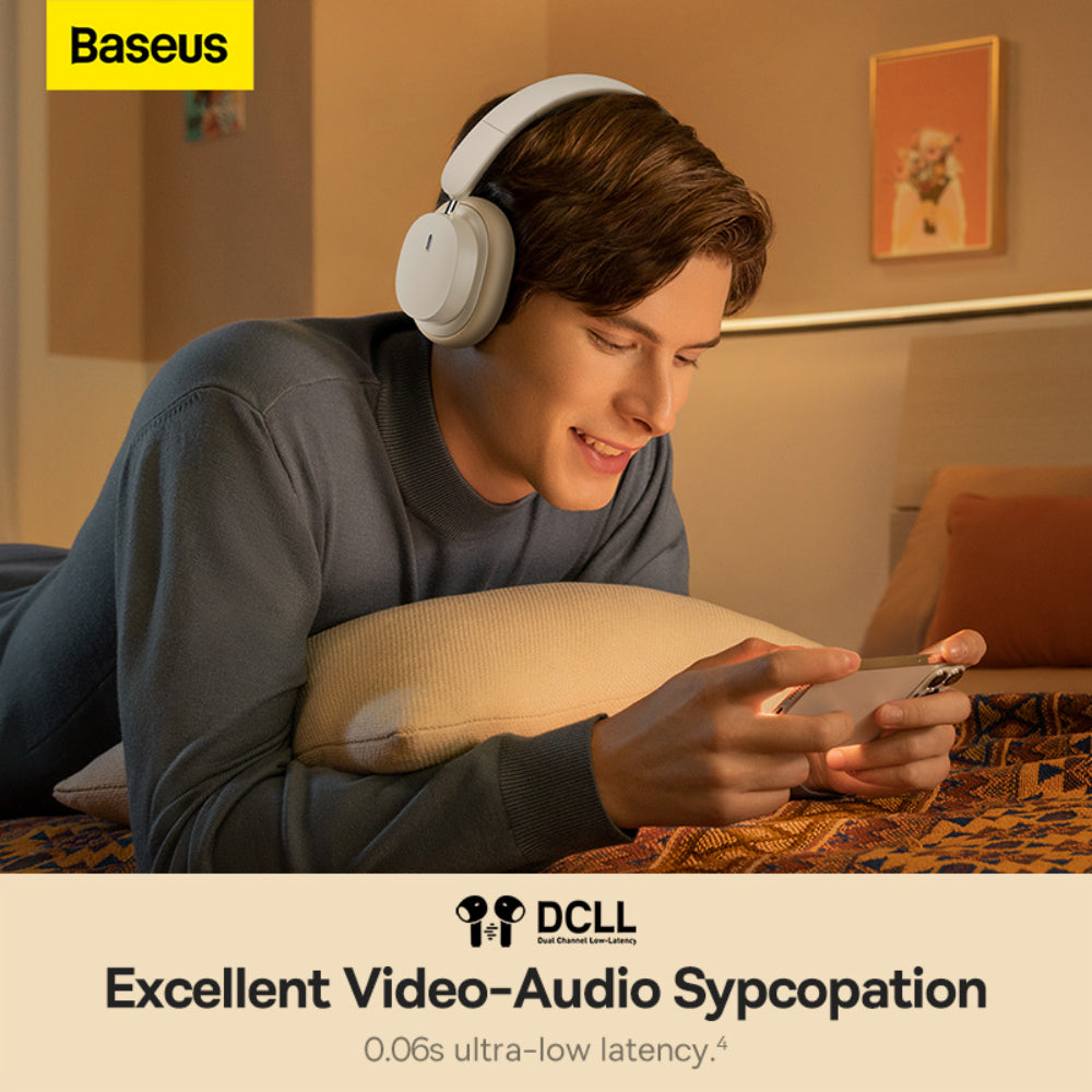 Baseus Bowie D05 Wireless Headphones: Bluetooth 5.3, 70-Hour Playtime, Foldable Design, 40mm Drivers, HiFi Stereo Sound