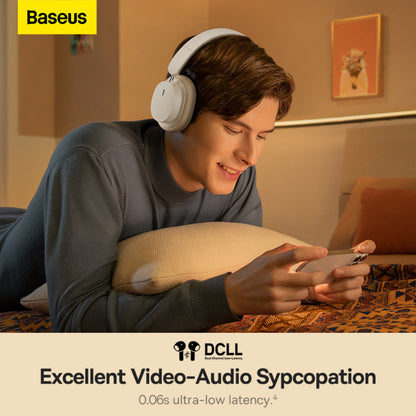 Baseus Bowie D05 Wireless Headphones: Bluetooth 5.3, 70-Hour Playtime, Foldable Design, 40mm Drivers, HiFi Stereo Sound