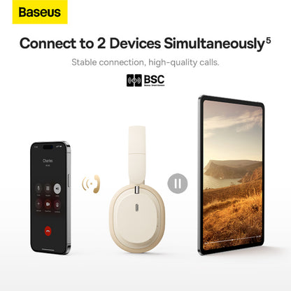 Baseus Bowie D05 Wireless Headphones: Bluetooth 5.3, 70-Hour Playtime, Foldable Design, 40mm Drivers, HiFi Stereo Sound