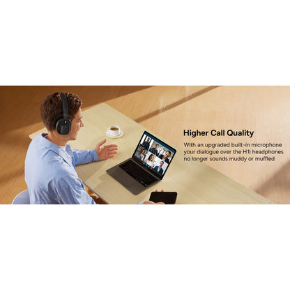 Baseus Bowie H1i Noise-Cancellation Wireless Headphones With ANC, 100 hours battery life And Premium Sound Quality