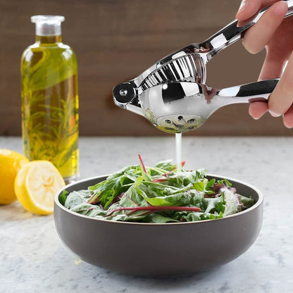 Hand-Operated Single Press Stainless Steel Lemon Squeezer