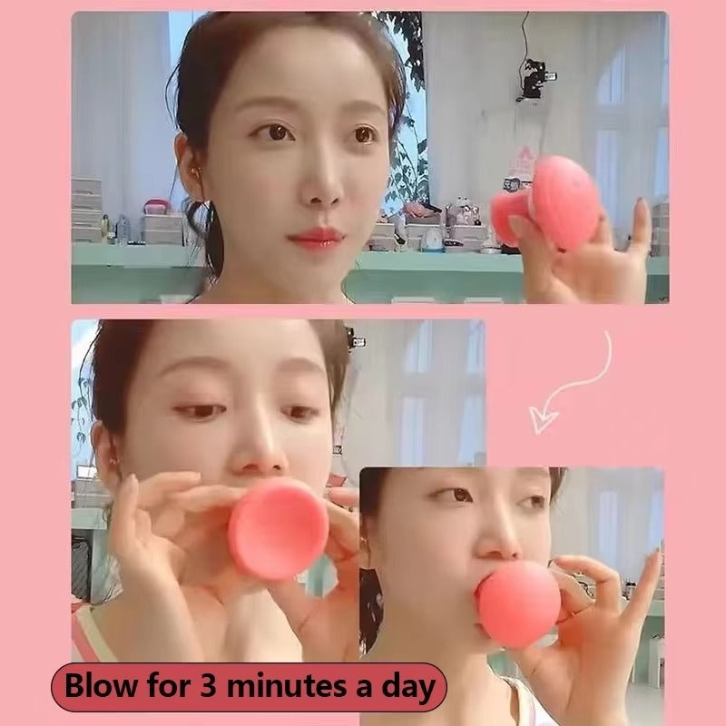 Face Exerciser, Face Trainer Facial Yoga for Skin Tighten Firm Jawline Exerciser Double Chin Breathing Exercise Tool