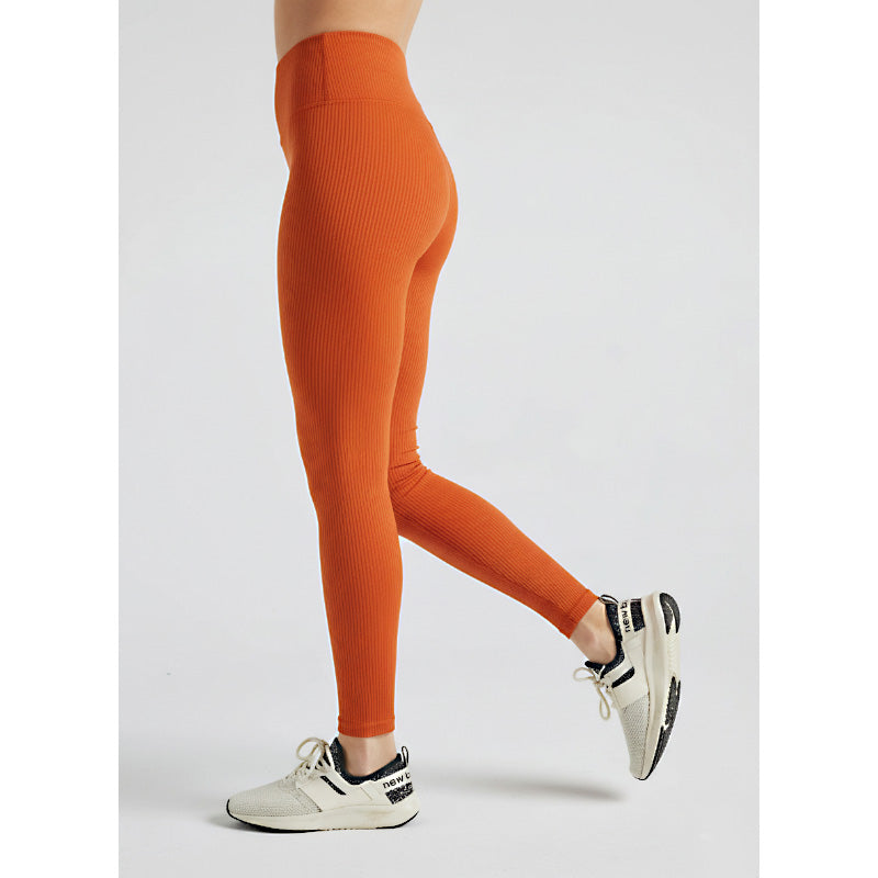 Premium Women Comfort-Fit High-Waist Ribbed Activewear Leggings