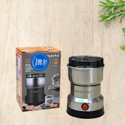 AL-661 Compact Multifunctional 400W Stainless Steel Grinder with 4 Blades for Versatile Use