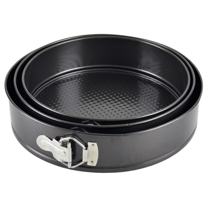 3 Pcs 24cm/26cm/28cm Round Non Stick Spring Form Cake Mold Baking Pan