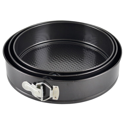 3 Pcs 24cm/26cm/28cm Round Non Stick Spring Form Cake Mold Baking Pan