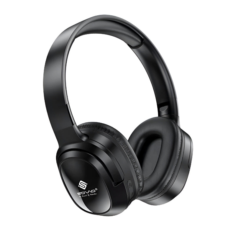 SOVO SHP-550 Crazy Bass Series Wireless Bluetooth 5.3 Headphones – ANC, Foldable Design, HD Sound, Soft Earpads