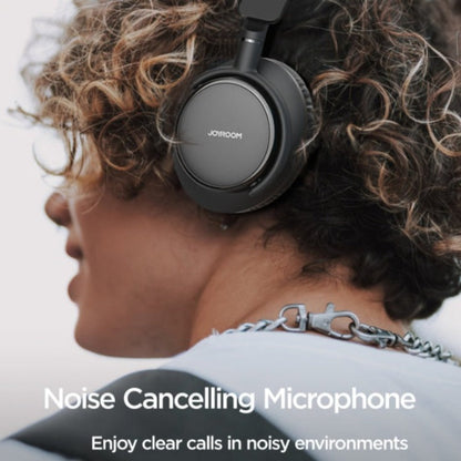 Joyroom JR-OH1 Wireless Bluetooth Headphones with Noise-Cancelling Microphone, Lightweight Design, and 10-Hour Playback Time