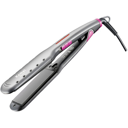 Kemei KM-2052 Professional Hair Straightener – Sleek Design with Ceramic Coated Plates