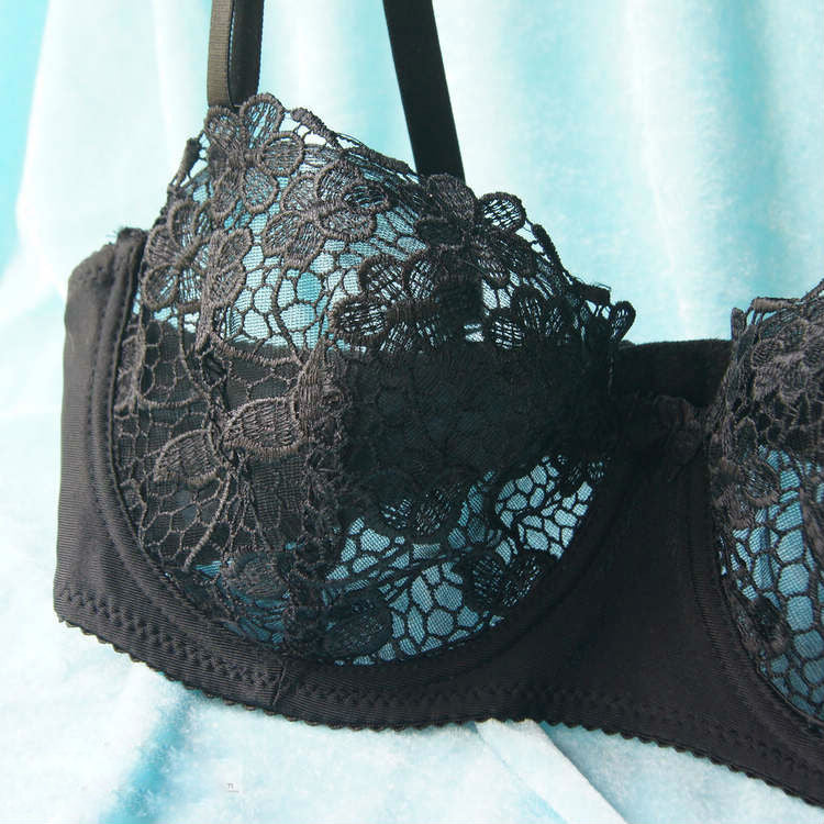 Women Sexy Ultra-thin Transparent Lace Bras Mesh Lingerie