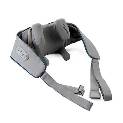 Ultimate Neck & Shoulder Tension Reliever – Wireless 6-Head Trapezius Massager with NTC Heat Therapy – Erase Muscle Stiffness in 10 Minutes