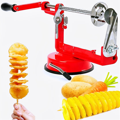 High-Quality Spiral Potato Slicer With Non-Slip Rubber Feet