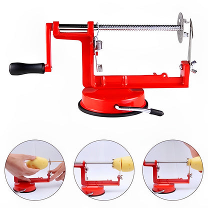 High-Quality Spiral Potato Slicer With Non-Slip Rubber Feet