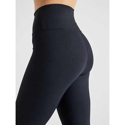 Premium Women Comfort-Fit High-Waist Ribbed Activewear Leggings