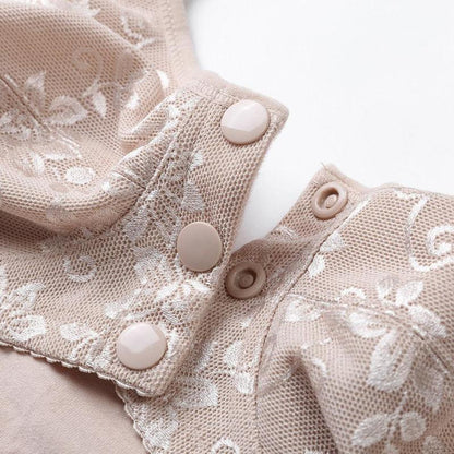Women’s Thin And Comfortable Backless Front Closure Button Cotton Bra
