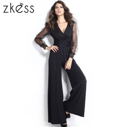 Premium Women’s Slim-Fit Fashion Jumpsuit – Elegant One-Piece Printed Bodycon Romper – High-Stretch Casual & Party Wear Long Jumpsuit