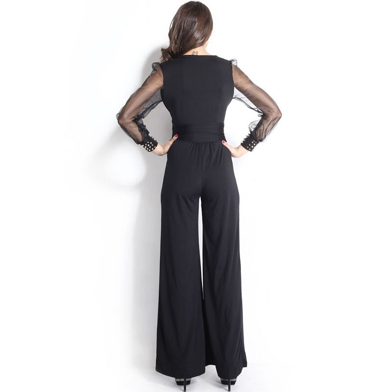 Premium Women’s Slim-Fit Fashion Jumpsuit – Elegant One-Piece Printed Bodycon Romper – High-Stretch Casual & Party Wear Long Jumpsuit