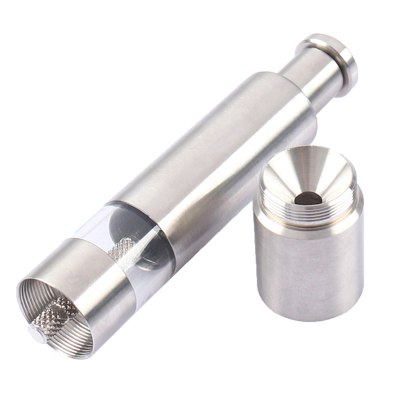 One Handed Operation Thumb Push High Quality Stainless Steel Spice Grinder