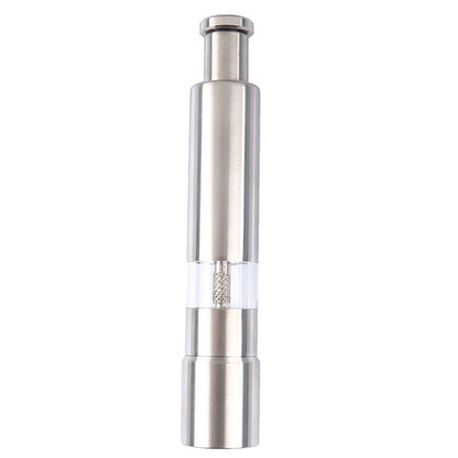 One Handed Operation Thumb Push High Quality Stainless Steel Spice Grinder
