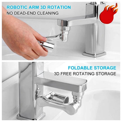 Multi-Functional Anti-Splash Kitchen And Bathroom Faucet Extender With 1080° Rotation And Filter