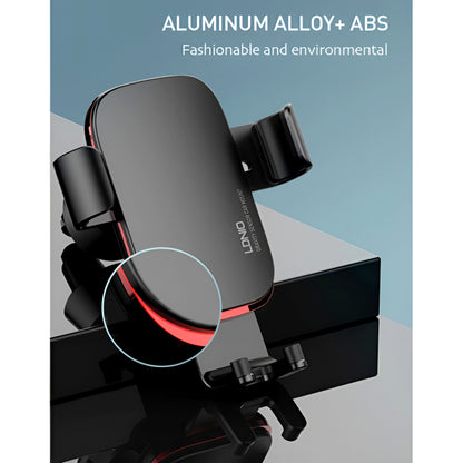 LDNIO MG10 Universal 360° Gravity Car Mount – Auto Lock & Release Phone Holder with Non-Slip Clamp