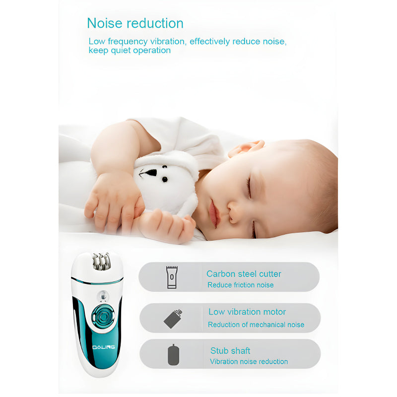 Daling DL-6018 Epilator 4-In-1 Multi-Functional Rechargeable Ladies’ Grooming Kit