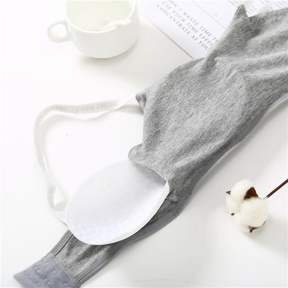 Women’s Sports Bra With Removable Seamless Pads letter Printed Breathable top