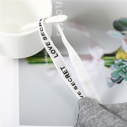 Women’s Sports Bra With Removable Seamless Pads letter Printed Breathable top