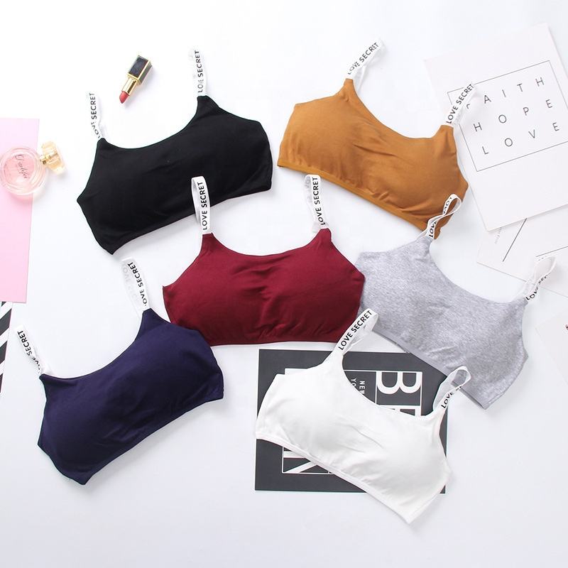 Women’s Sports Bra With Removable Seamless Pads letter Printed Breathable top