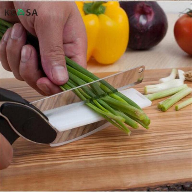 Clever Cutter Stainless Steel Multifunction Kitchen Vegetables Bread Slicer Chopper