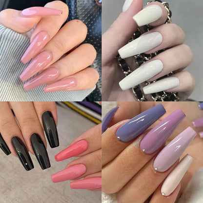 288 PCs colorful nails box (Random Color)