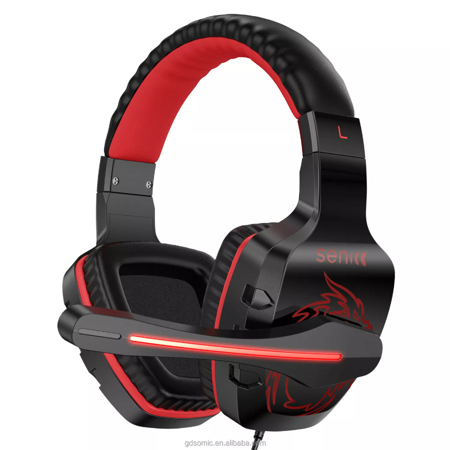 A1S Gaming Headphones 3.5mm Plug Light Weight Headphones