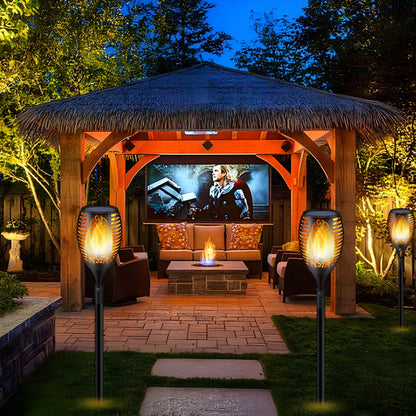 XF-6017 Solar Flame LED Light Lamp Enhance Your Outdoors With Stunning Decoration