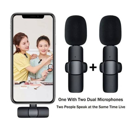 K9 Wireless 2 in 1 Dual Plug And Play Type-C/Lightning Microphone