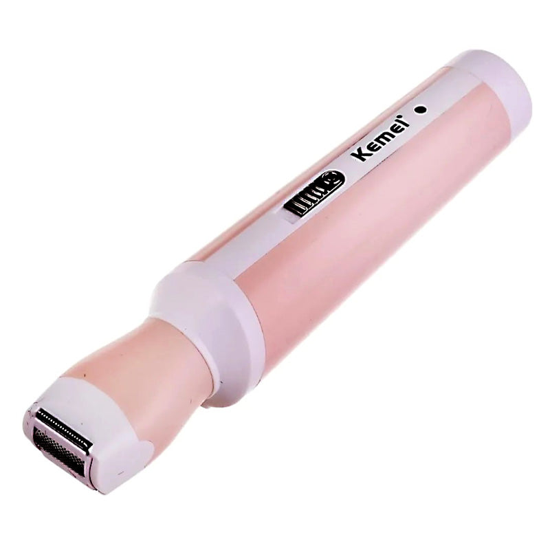 Kemei KM-3024 4-in-1 Rechargeable Women’s Grooming Kit- Professional Hair Removal & Shaver Set