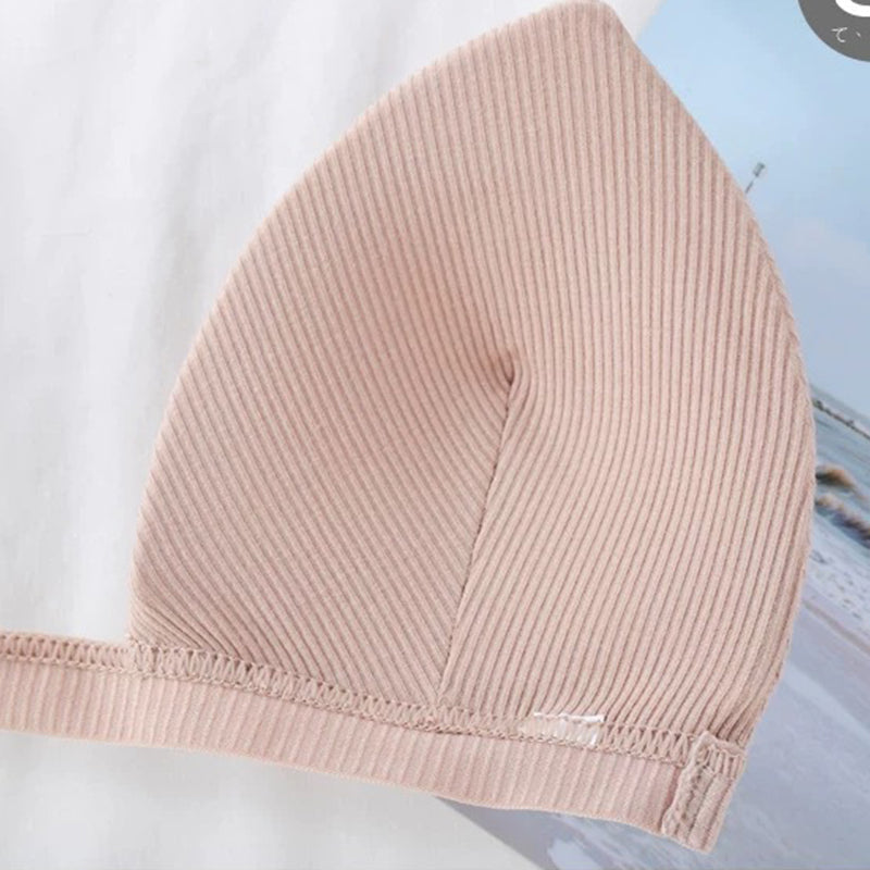 French Triangle Cup Slim Sports Cross Back Bra