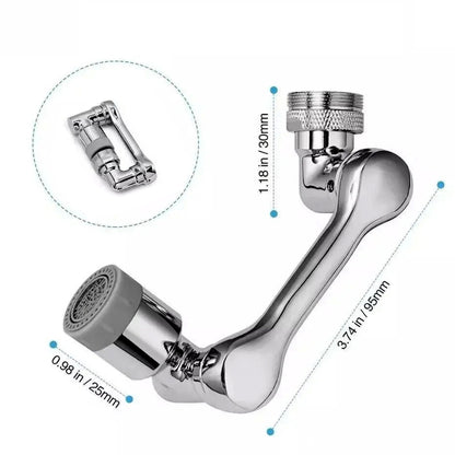 Multi-Functional Anti-Splash Kitchen And Bathroom Faucet Extender With 1080° Rotation And Filter