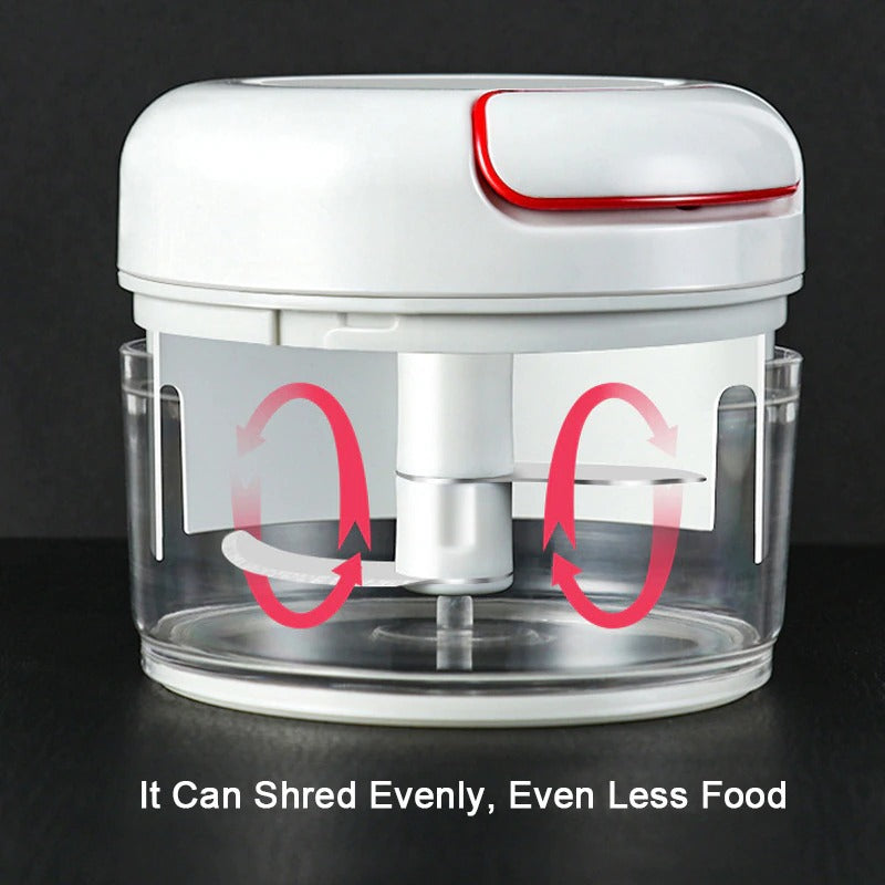 Mini Food Garlic Vegetable Grinder Chopper Multi-Function Manual Food Processor