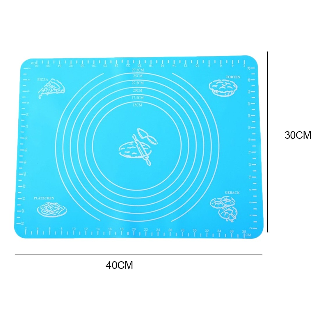 Thicken High Temperature Resistant Silicone Kneading Dough Mat