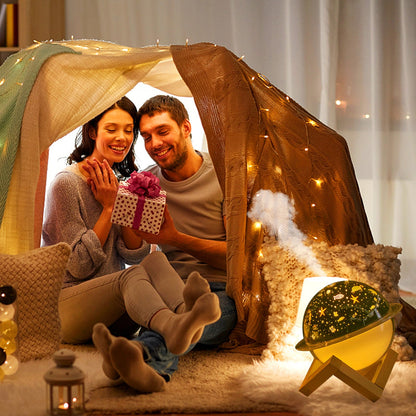 UFO Projection Lamp Air Humidifier Aromatherapy Diffuser For Kid Room Ultrasonic