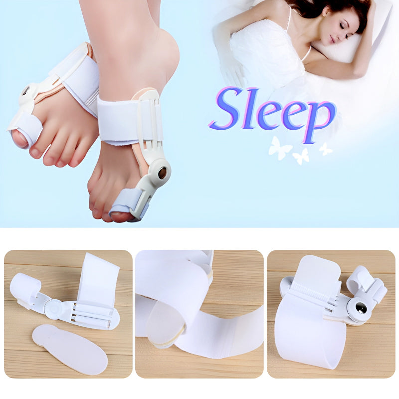 Bunion Splint and Big Toe Straightener – Orthopedic Hallux Valgus Corrector for Foot Pain Relief & Pedicure Care