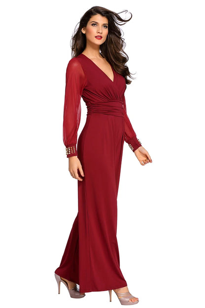 Premium Women’s Slim-Fit Fashion Jumpsuit – Elegant One-Piece Printed Bodycon Romper – High-Stretch Casual & Party Wear Long Jumpsuit